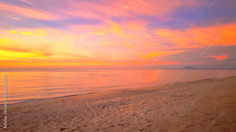 Morning sky at the seaside