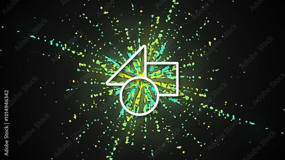 Futuristic Sci-Fi Matrix Cyber Explosion Logo Reveal Stock Template ...