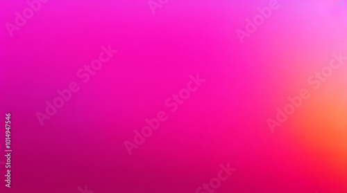 Illustration beautiful magenta, pink and orange grainy noise texture gradient summer vibrant color qualityful abstract background. photo