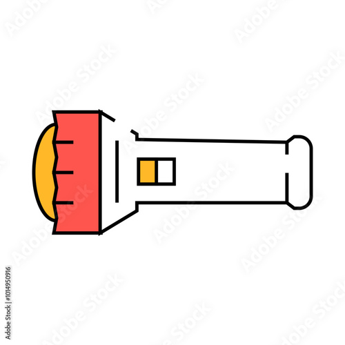 light electronic device line icon vector. light electronic device sign. isolated symbol illustration