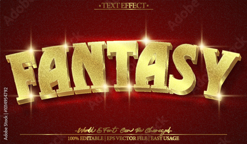 Fantasy Vector Text Effect Editable Alphabet Magic Dream Shine Luxury Sparkle