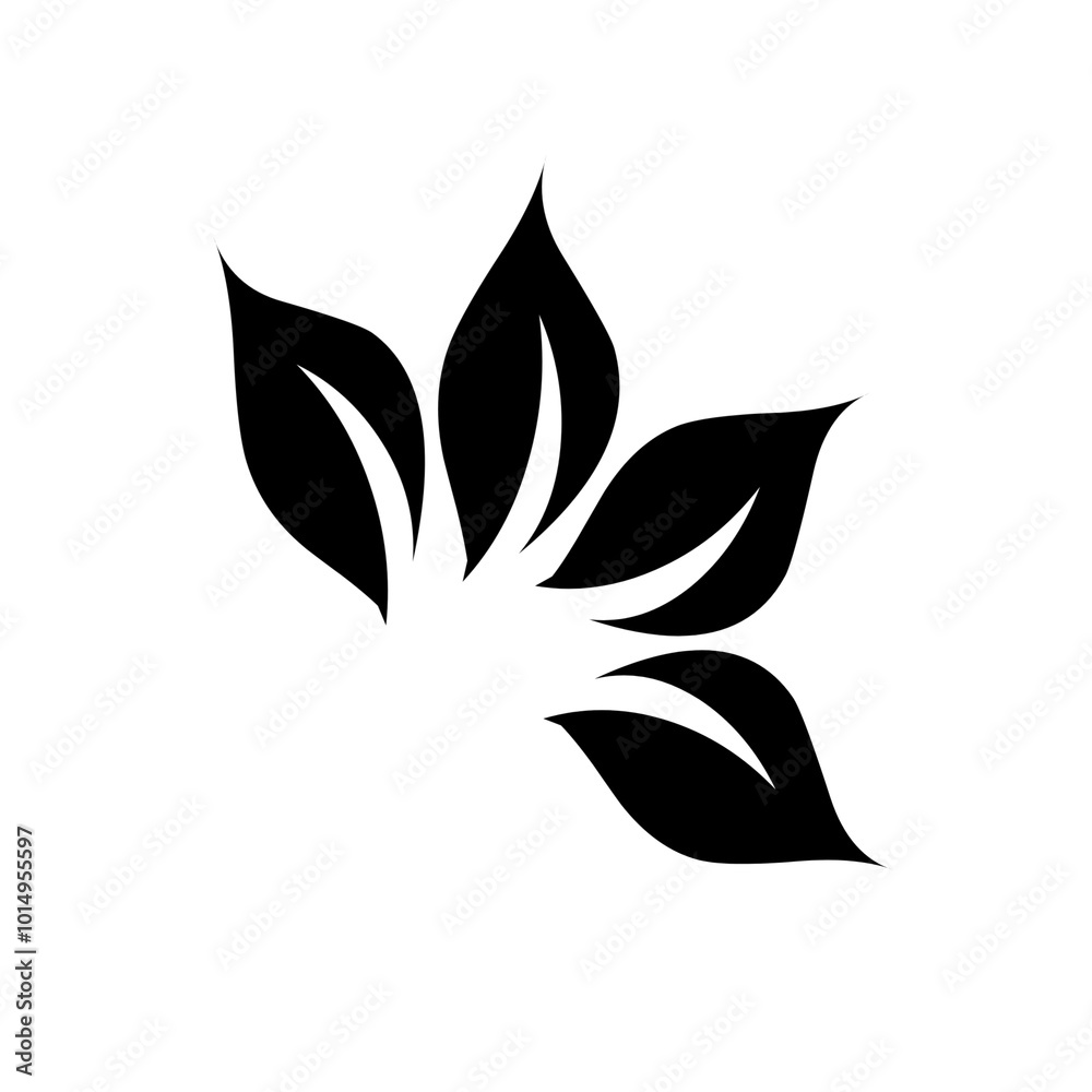 Silhouette of Nature A Collection of Leaves and Floral Motifs Silhouette of Nature A Collection of Leaves and Floral Motifs