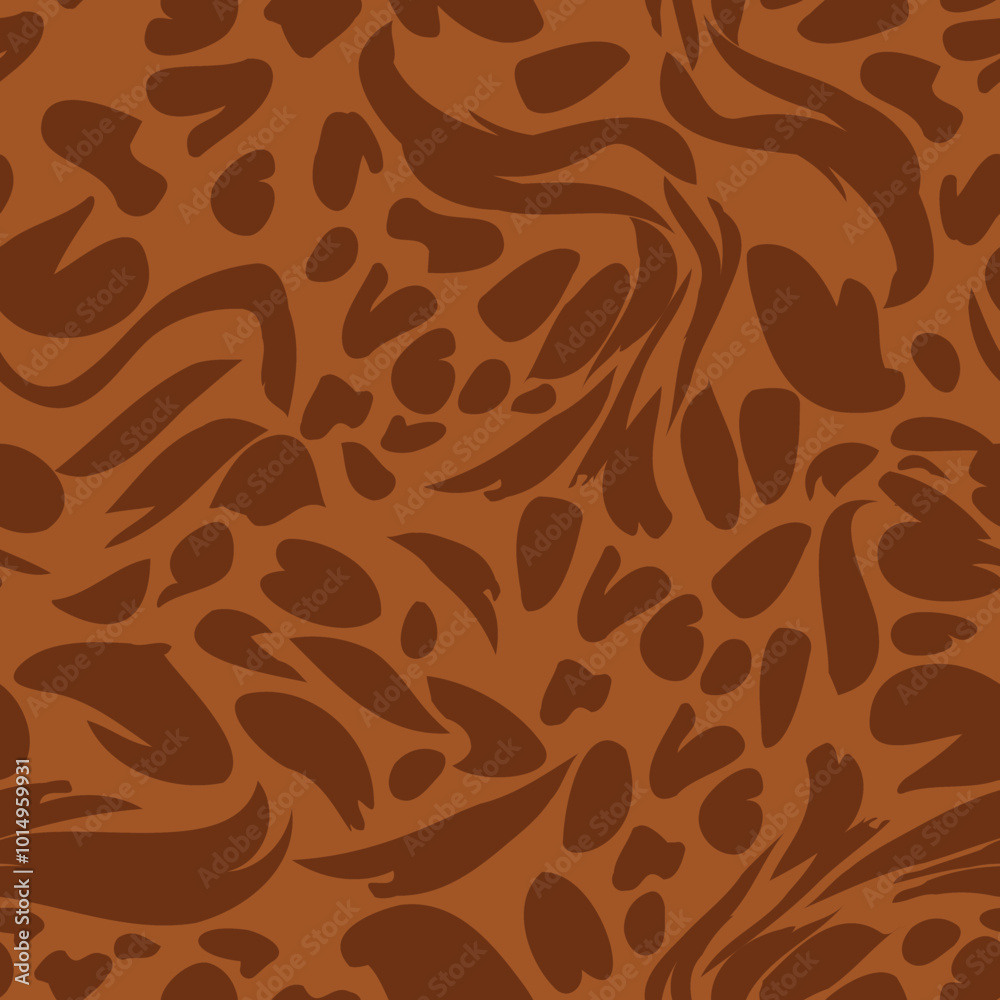 Seamless abstract pattern with hand drawn animal skin vector design Seamless abstract pattern with hand drawn animal skin vector design