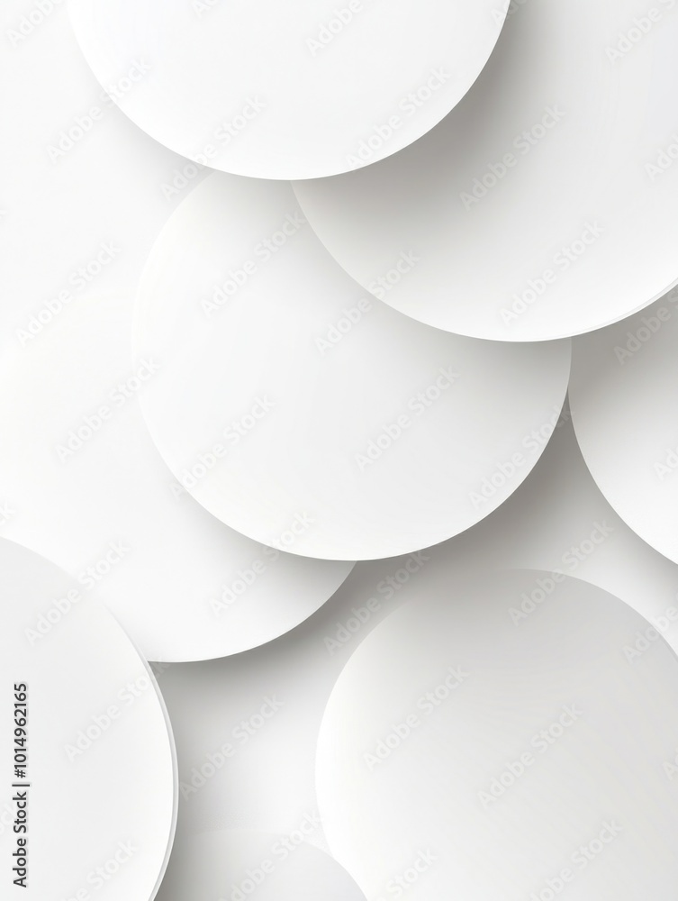 White Circles on White Surface White Circles on White Surface