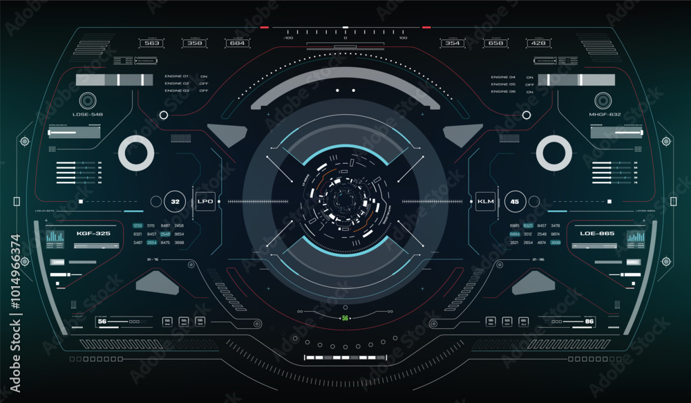 HUD Futuristic Drone, Space ship, Radar Interface Screen Design Element. UI Technology Monitoring Virtual Reality View Display Object Vector. HUD Futuristic Drone, Space ship, Radar Interface Screen Design Element. UI Technology Monitoring Virtual Reality View Display Object Vector.
