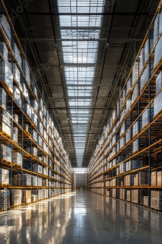 interior of a warehouse