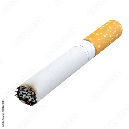 cigarette isolated on transparent background photo
