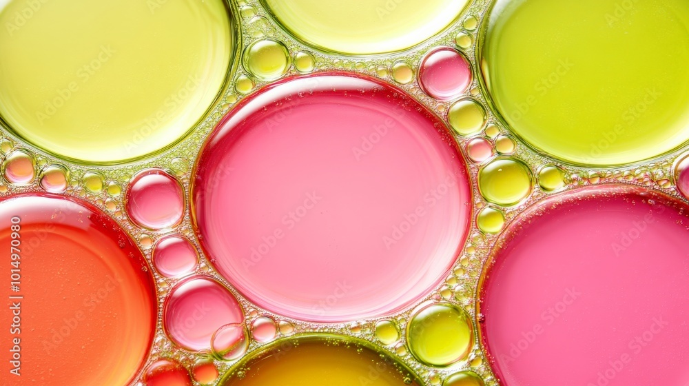 Vibrant Colorful Bubble Abstract Background Vibrant Colorful Bubble Abstract Background