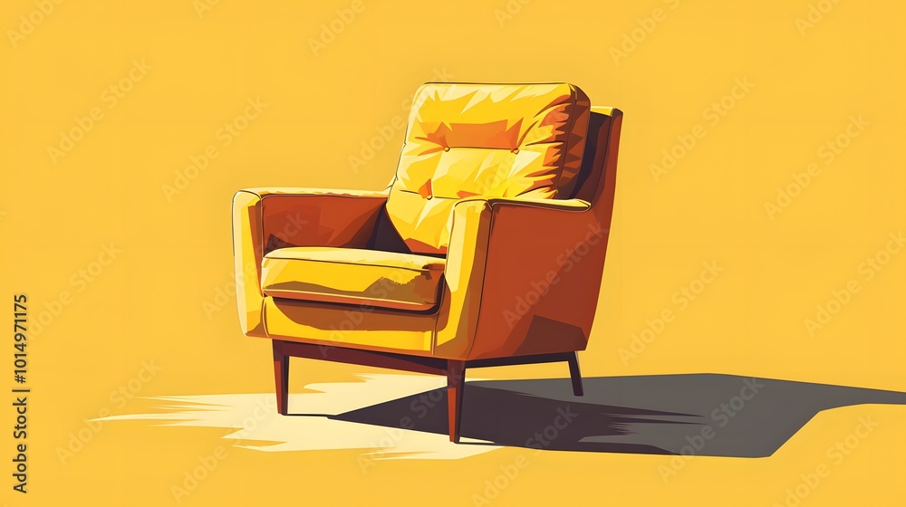 Clean and Cozy Chair Graphic Design Clean and Cozy Chair Graphic Design