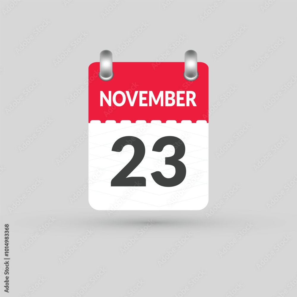 November 23 calendar Date, Month icon