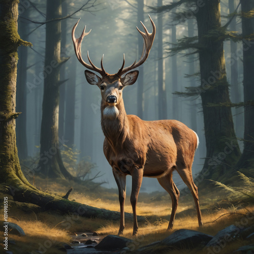 deer in the forest