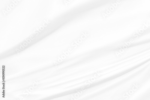 Wallpaper Mural Clean woven fashion textile beautiful soft fabric abstract smooth curve shape decorative white background Torontodigital.ca