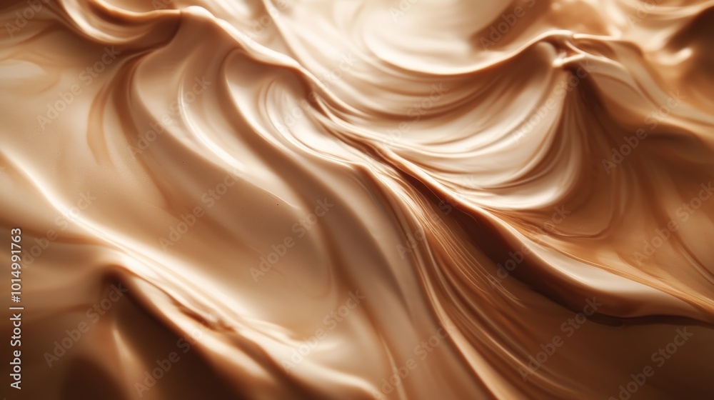 Fototapeta premium Captivating Waves of Silken Gold