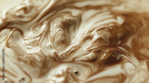 Smooth and Creamy Peanut Butter Abstract Art