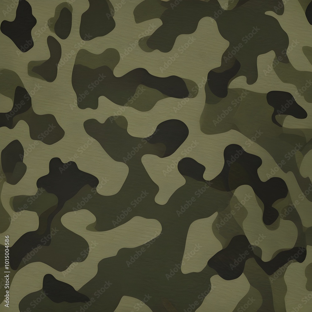 Fototapeta premium Green Abstract Stylish Camouflage Military Pattern Background