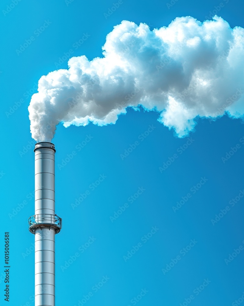 Waste Management Facility with Smoke Emission Waste Management Facility with Smoke Emission