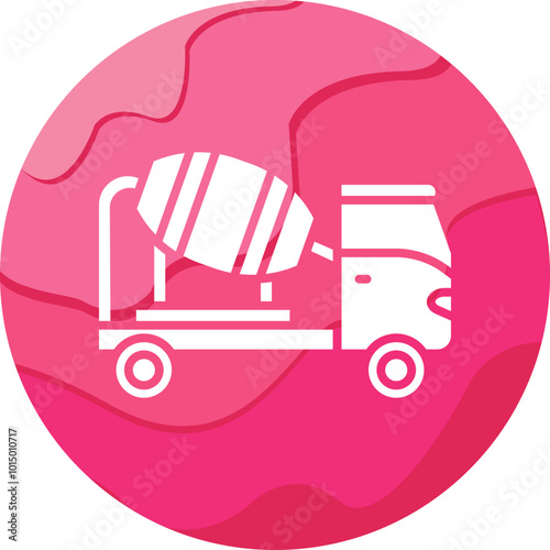 Concrete Mixer Icon