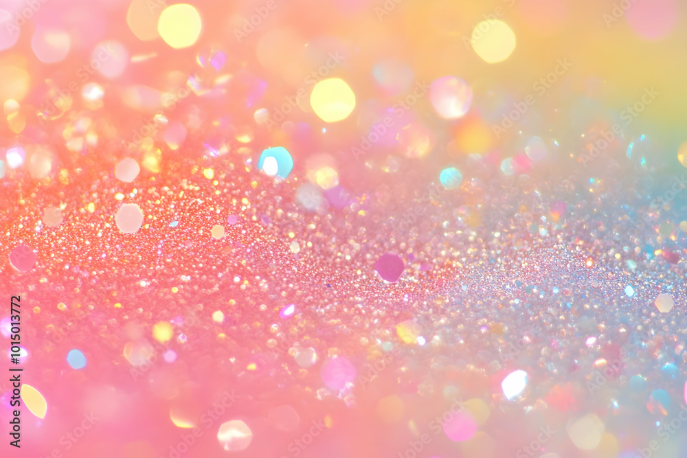 Abstract Glitter Background with Pastel Colors Abstract Glitter Background with Pastel Colors