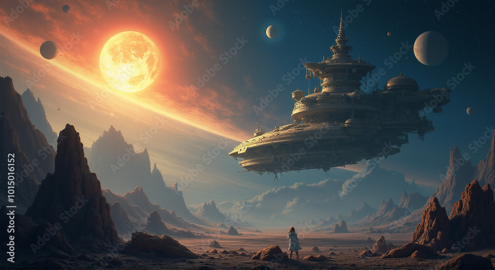 landscape with space for text