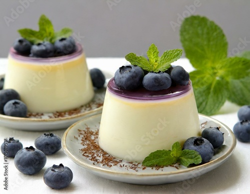 Köstliches Panna Cotta photo