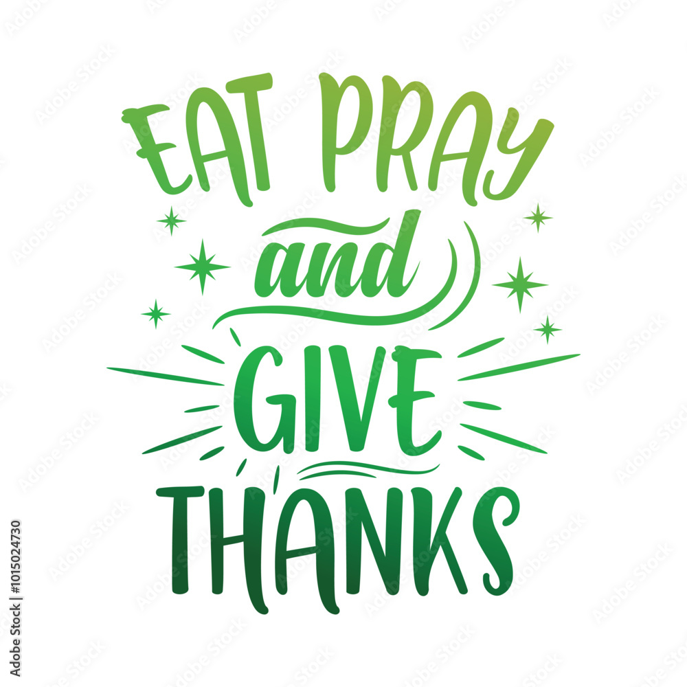 Fototapeta premium Thanksgiving hand drawn typography. Background or poster with handwritten lettering. Vector illustration.