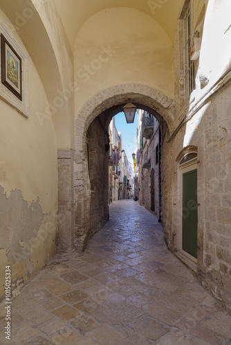 Trani street, Apulia, Southern Italy