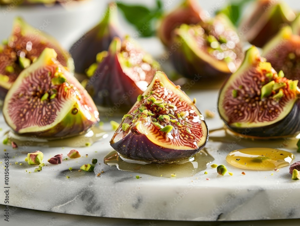 Figs with Honey and Pistachios Figs with Honey and Pistachios