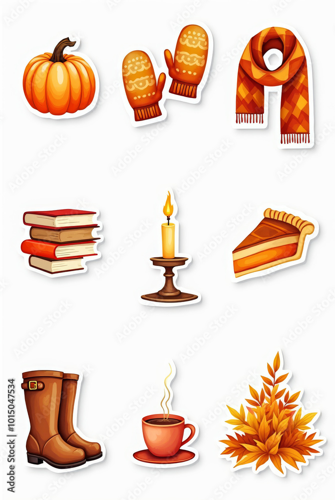 herbstliche Symbole und Accessoires wie Kürbis, Kerzen, Bücher, Äpfel und Handschuhe auf einem weißen Hintergrund
herbstliche Symbole und Accessoires wie Kürbis, Kerzen, Bücher, Äpfel und Handschuhe auf einem weißen Hintergrund