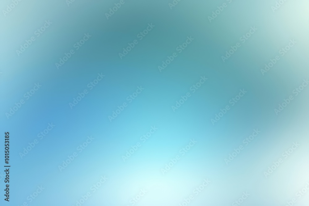 Serene Blue Gradient Abstract Background with Soft Blurred Texture and Minimalist Design