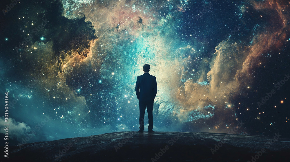 Fototapeta premium Unlocking the mysteries of the universe one question at a time