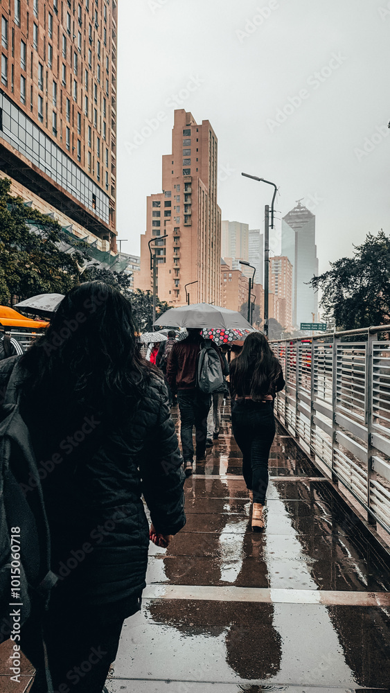 paisaje urbano de la ciudad de Bogotá (Colombia)