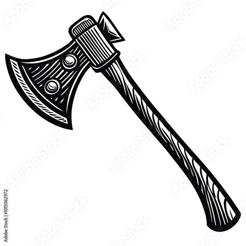 Forester’s Axe Vector illustration.