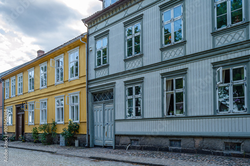 фотографія Architecture in the old town of Fredrikstad, Norway