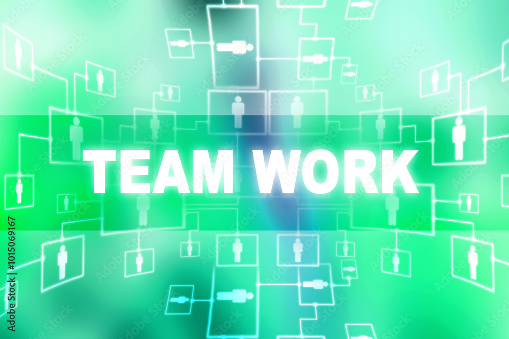 2d illustration business teamwork concept 2d illustration business teamwork concept