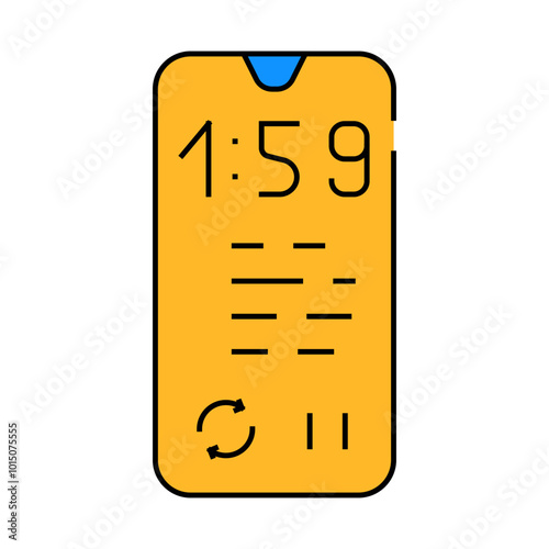 cycles training line icon vector. cycles training sign. isolated symbol illustration