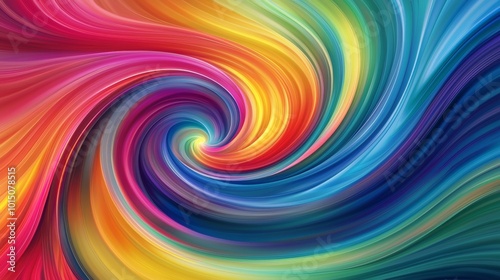 Wallpaper Mural A vibrant swirl of colors showcasing a mesmerizing abstract design, perfect for backgrounds or artistic projects. Torontodigital.ca