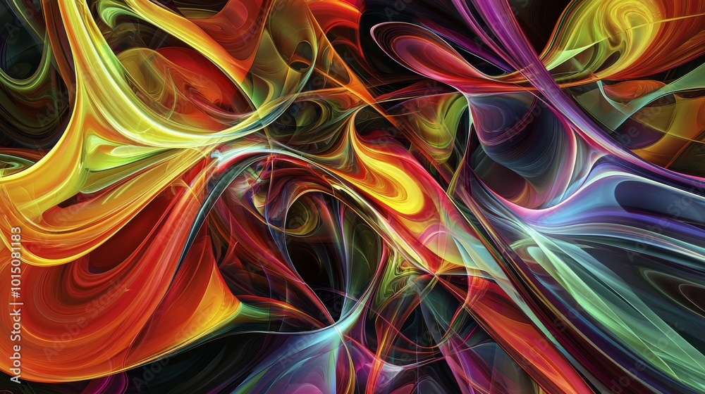 A vibrant abstract illustration showcasing swirling colors and dynamic patterns, evoking energy and creativity. A vibrant abstract illustration showcasing swirling colors and dynamic patterns, evoking energy and creativity.