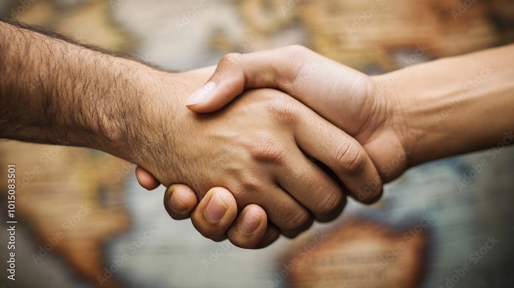 Two Hands Shaking in Agreement Two Hands Shaking in Agreement
