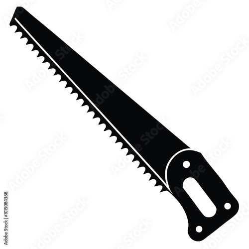 Hand Saw Vector illustration.