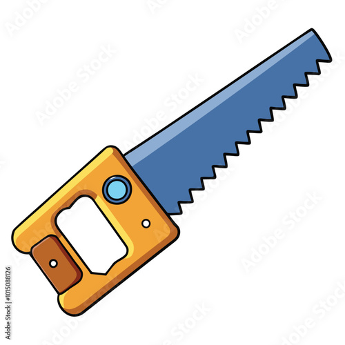 Hand Saw Vector illustration.