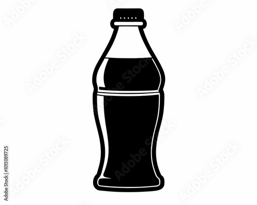 Water Bottle silhouette,Soda Bottle silhouette vector, Soda vector icon, Soda Bottle Clipart, Soda Bottle Files for Cricut