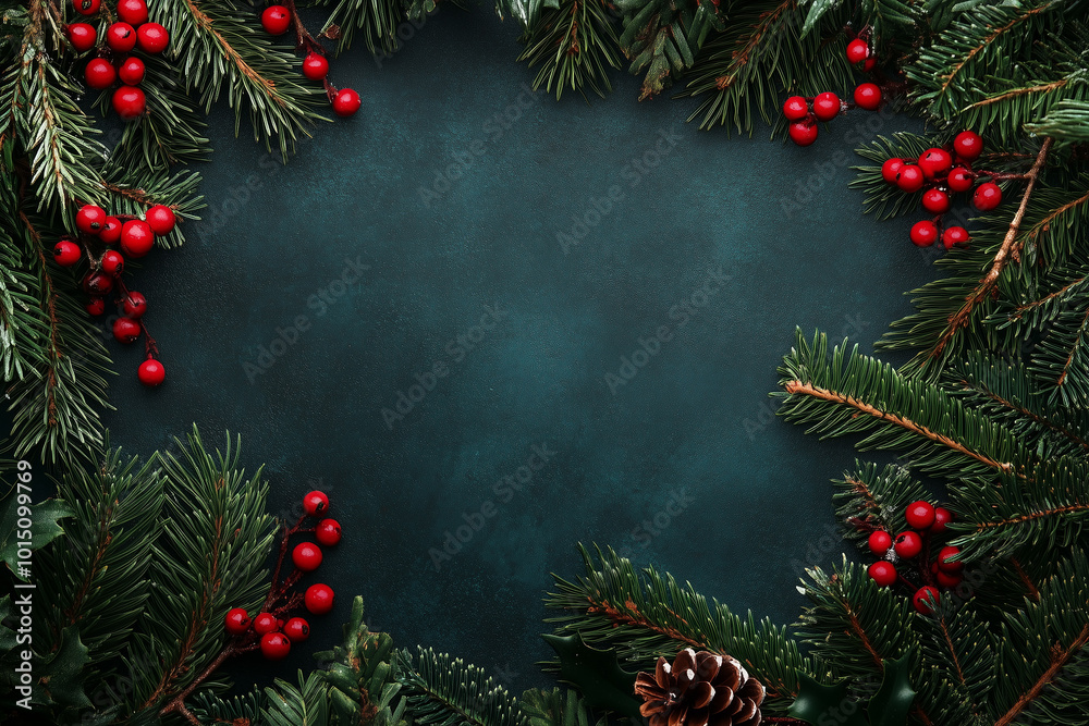 Christmas wallpaper, top view background Christmas wallpaper, top view background