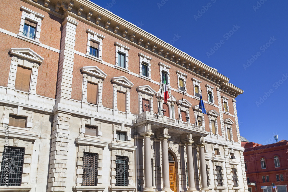 Palace Bank of Italy in Bari, Apulia, Italy Palace Bank of Italy in Bari, Apulia, Italy