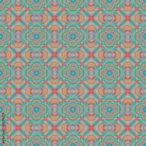 Geometric seamless composition of multicolored figures, repeating pattern. Pattern for wrapping paper, greeting cards, invitations, fabric, prints, wallpapers.