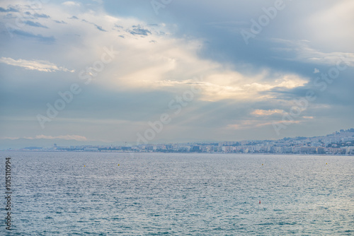 Panoramic view of Nice, France photo