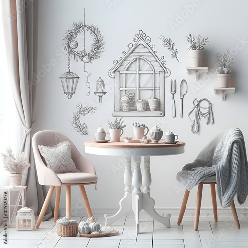 Cozy style room interior