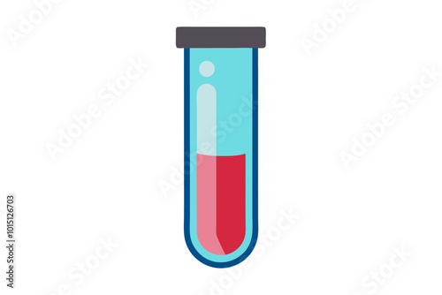 Test Tube | vector illustration on white background