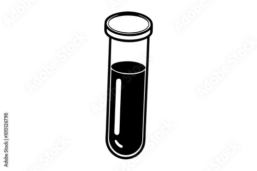 Test Tube | vector illustration on white background