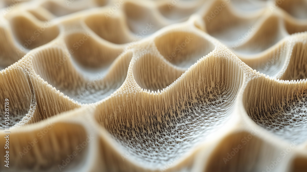 Closeup of Corrugated Cardboard Showing Wavy Layers Closeup of Corrugated Cardboard Showing Wavy Layers