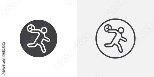 Busy icon vector icon set in black and white color.